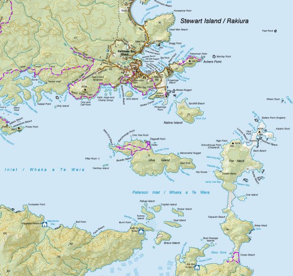 Stewart Island Map